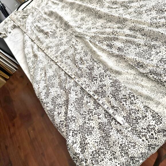 Madewell Puff-Sleeve V-Neck Maxi Dress‎ in Harper Floral Ivory Women's Size 10 - Picture 15 of 15